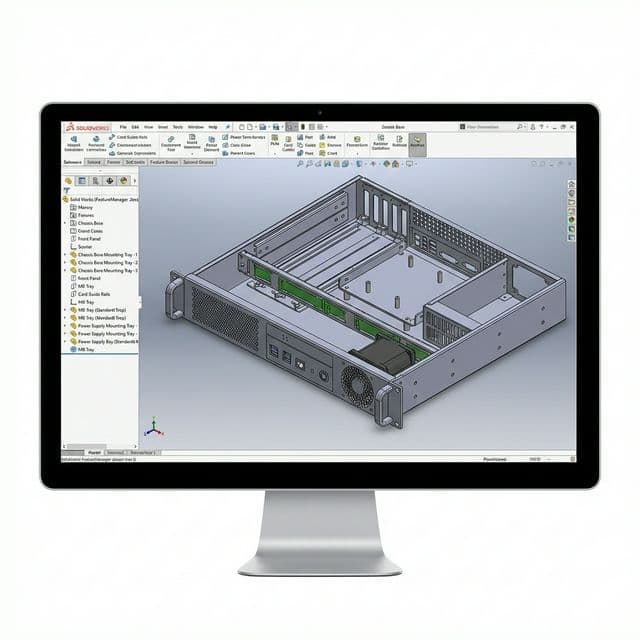 2U Rackmount Chassis — Cutaway View